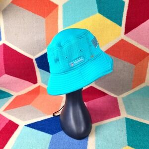 Miami Dolphins NFL Training Bucket Hat New Era Turquoise Orange‎ Embroidered